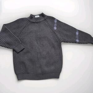 Vintage‎ CSL Cherry Stix Limited Black Chunky Knit Sweater womens M